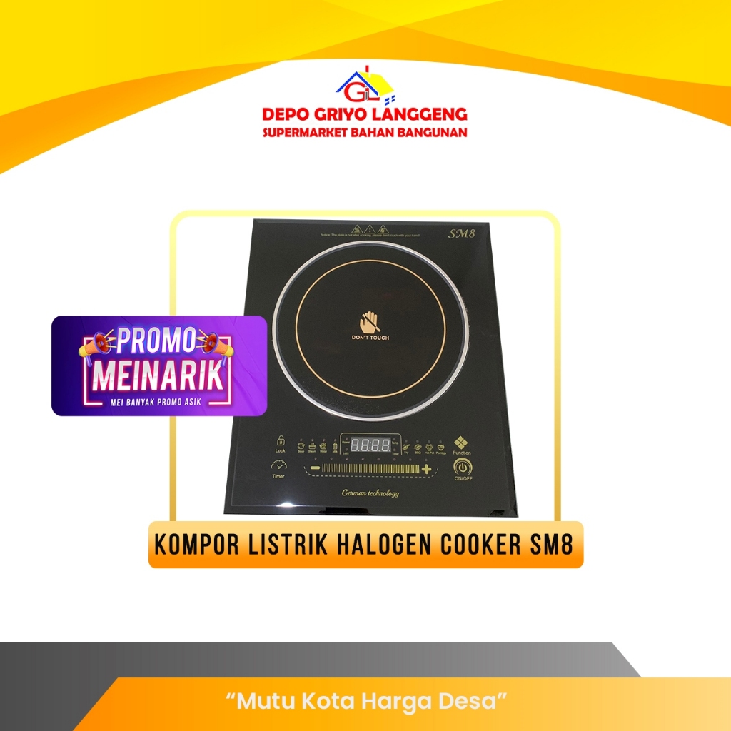 HALOGEN COOKER SM8 / KOMPOR LISTRIK