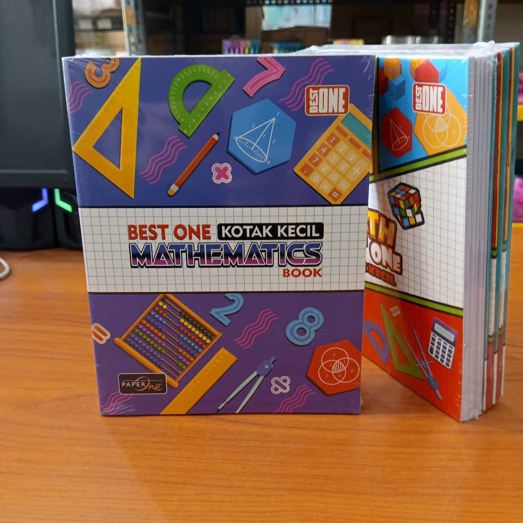 

(1 Pack=10 buku) Buku Tulis Best One By Paper One Streamin Kotak Kecil 38 Lembar