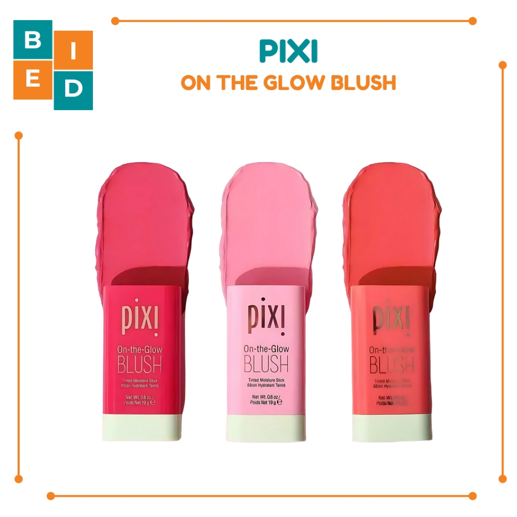 PIXI x FLOWER ROCOCO Beauty On The Glow Blush NEW Formula Petra Cheek Stick YY005 | Bied.id