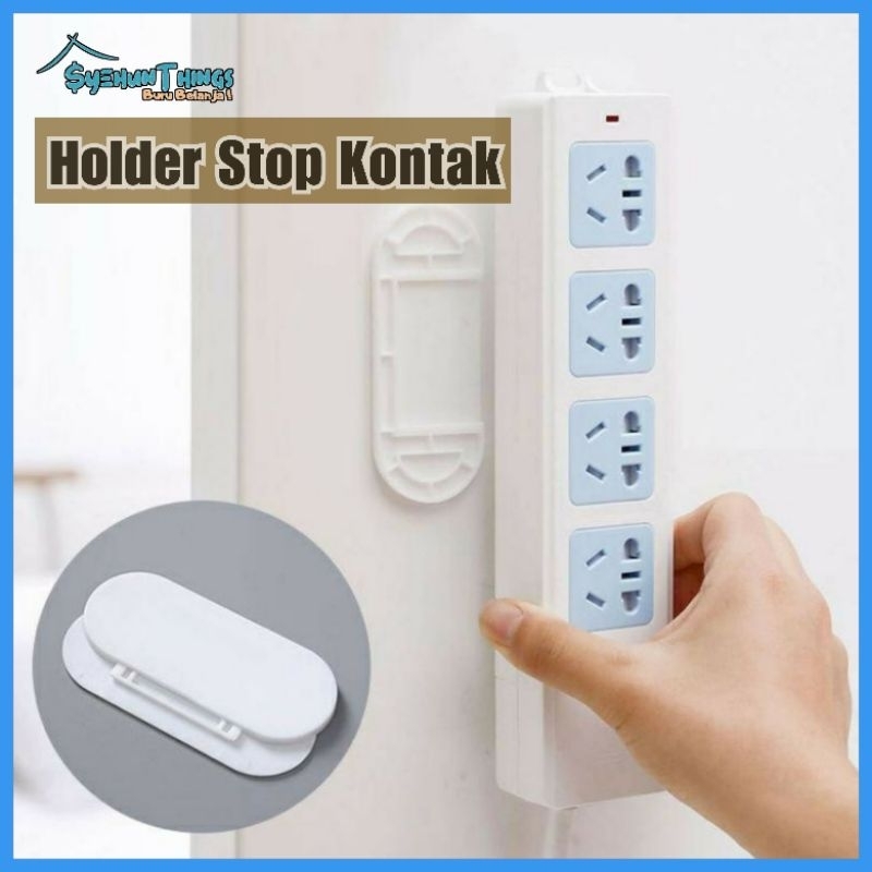 Gantungan Colokan Tempel Serbaguna