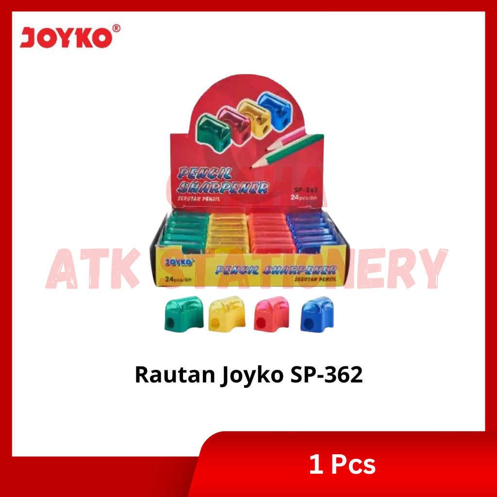 

[1 Pcs] Rautan Kecil Joyko SP-362 / Serutan Pensil / Sharpener Kecil Joyko SP-362