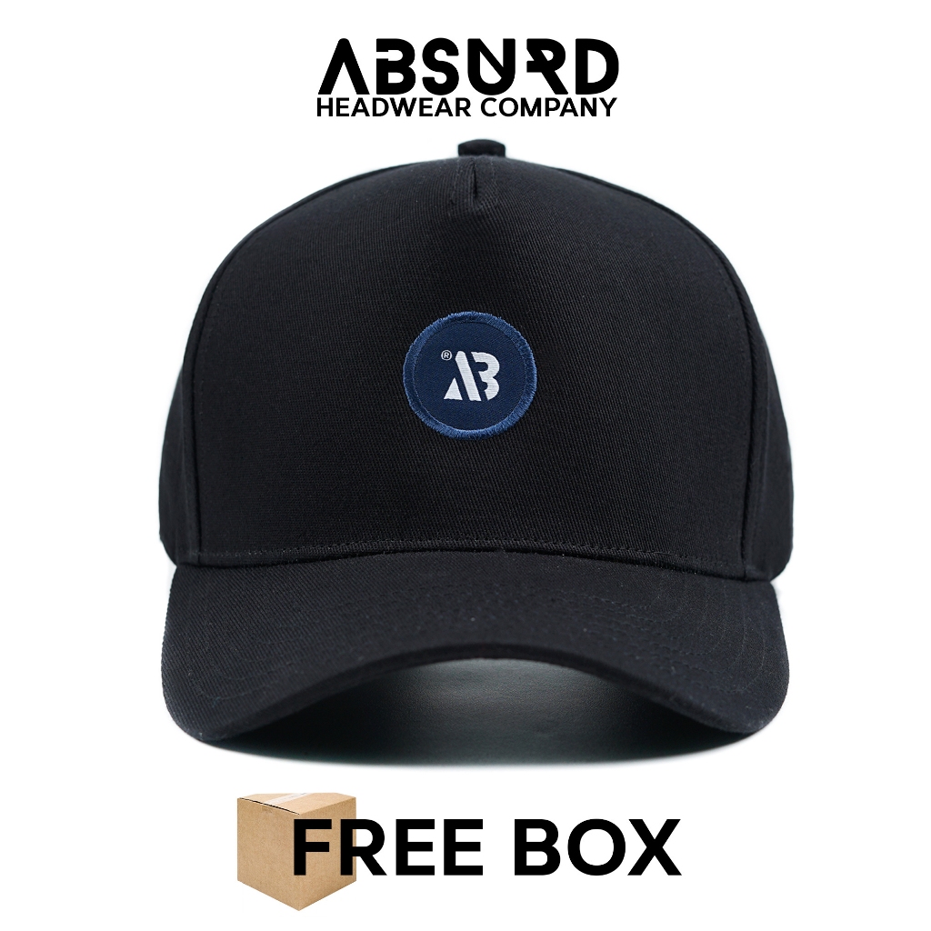 ABSURD Topi Baseball Pria Classic | RAZOR Black