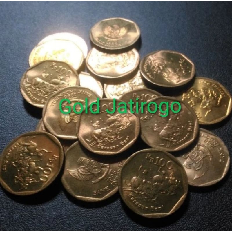 Uang Koin Kuno Lama Mahar: 100 Rupiah Karapan Sapi