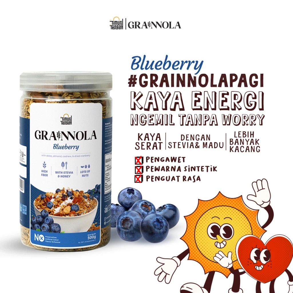 

Granola Timur Tengah Original 500gr Almond Mete | Sereal Oatmeal Diet Sehat