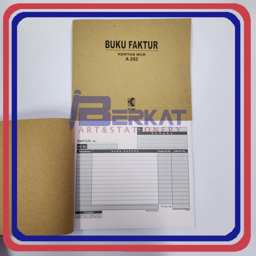 

Buku Faktur Besar 1/2 Folio 2 Ply Rangkap 2