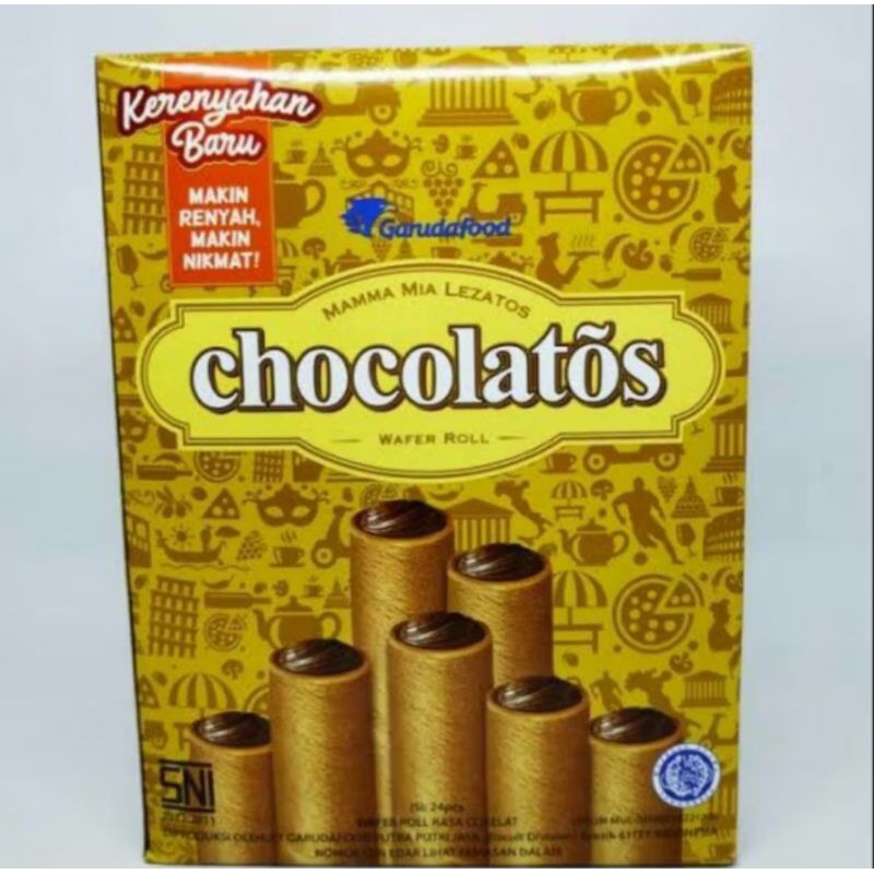 

chocolatos 9gr 1 pak isi 24pcs