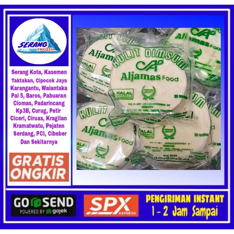 

Kulit Dimsum 50pcs, Serang Frozen