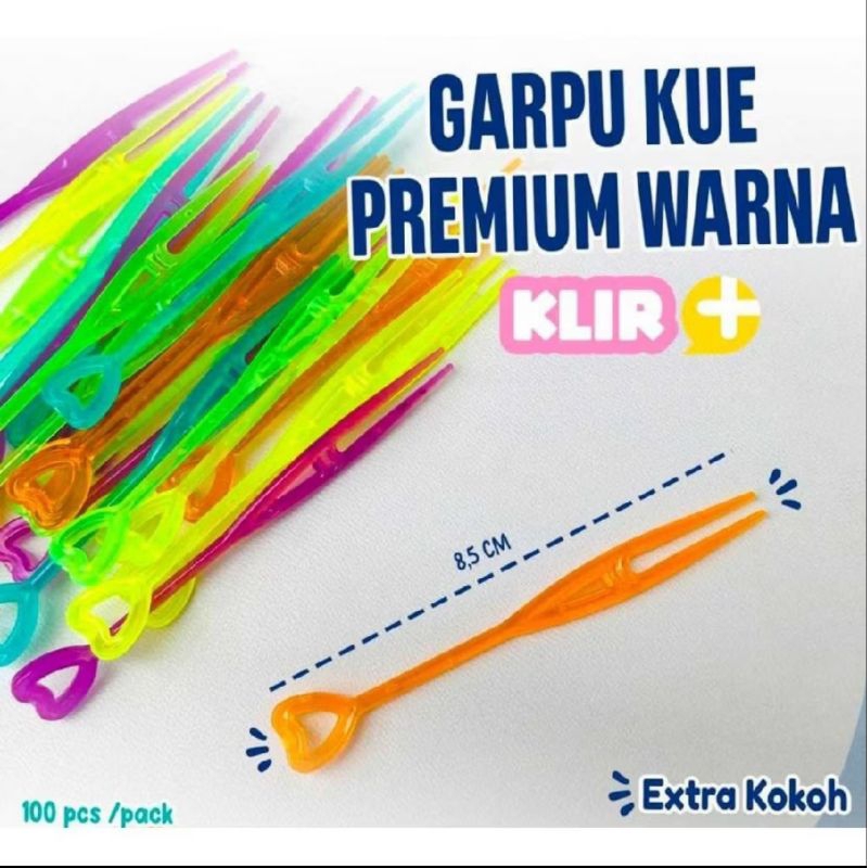 Klir Garpu Buah/Garpu Ulang Tahun/Garpu Love
