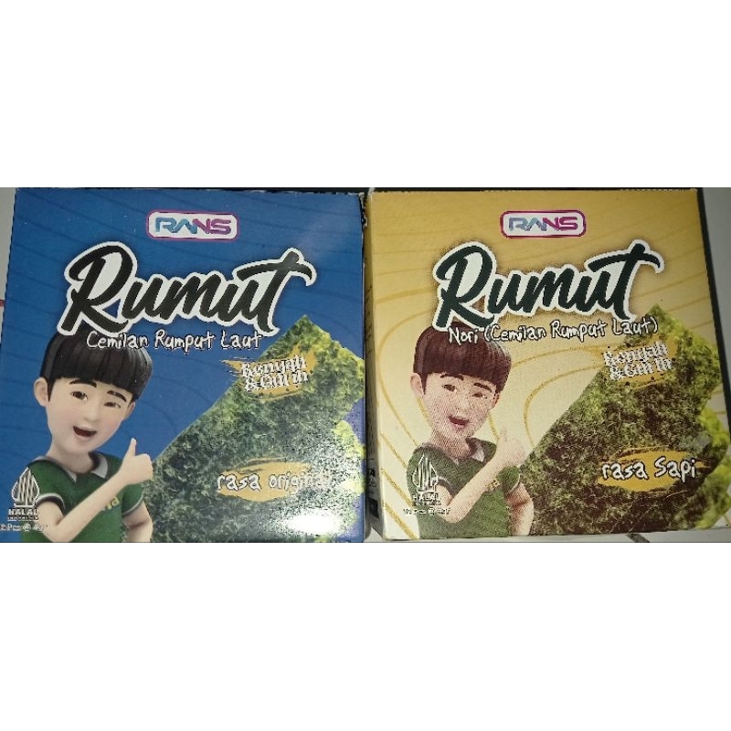 

Rumut Camilan Nori Rumput Laut 1 Dus