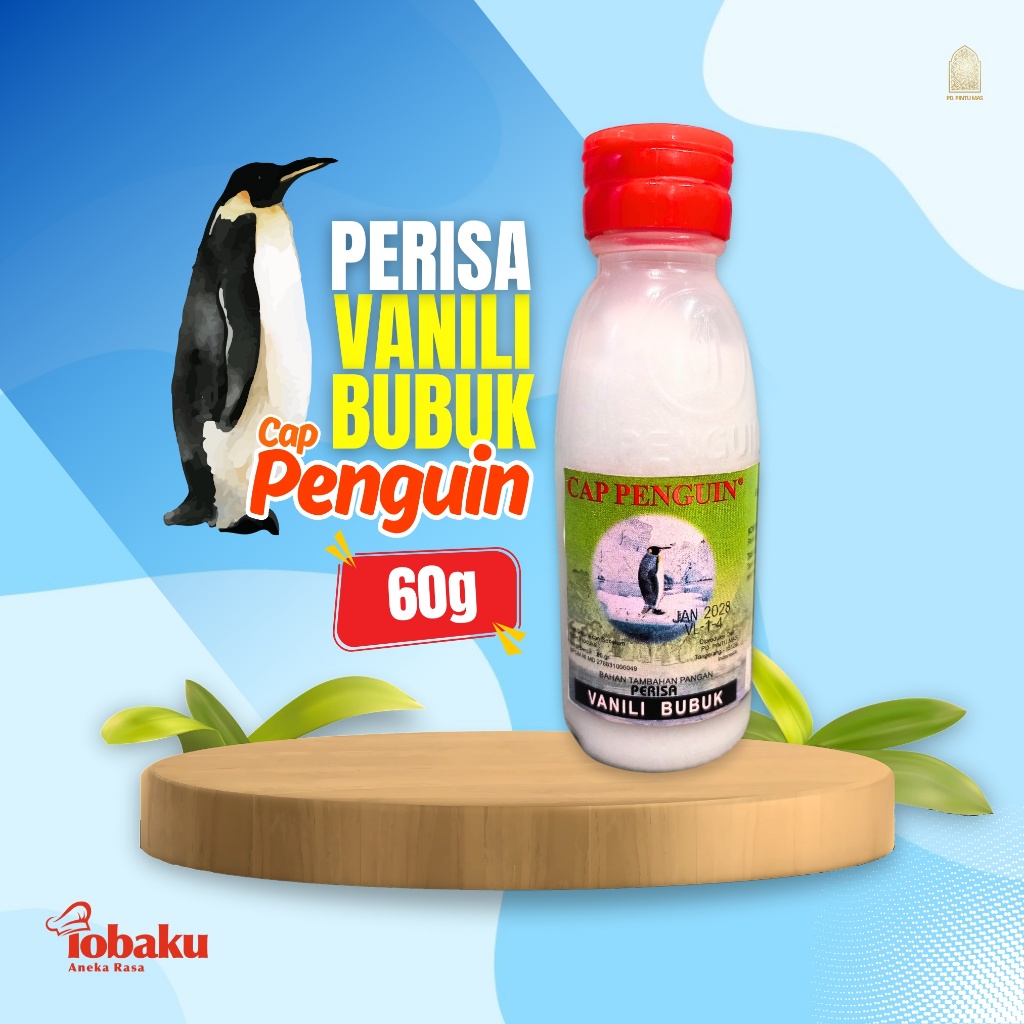 

Perisa Vanili Bubuk Cap Penguin - Vanili Powder 60g