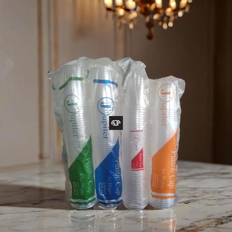 Cup Datar Pop Ice Jupiter | 1 Dus isi 40 Roll