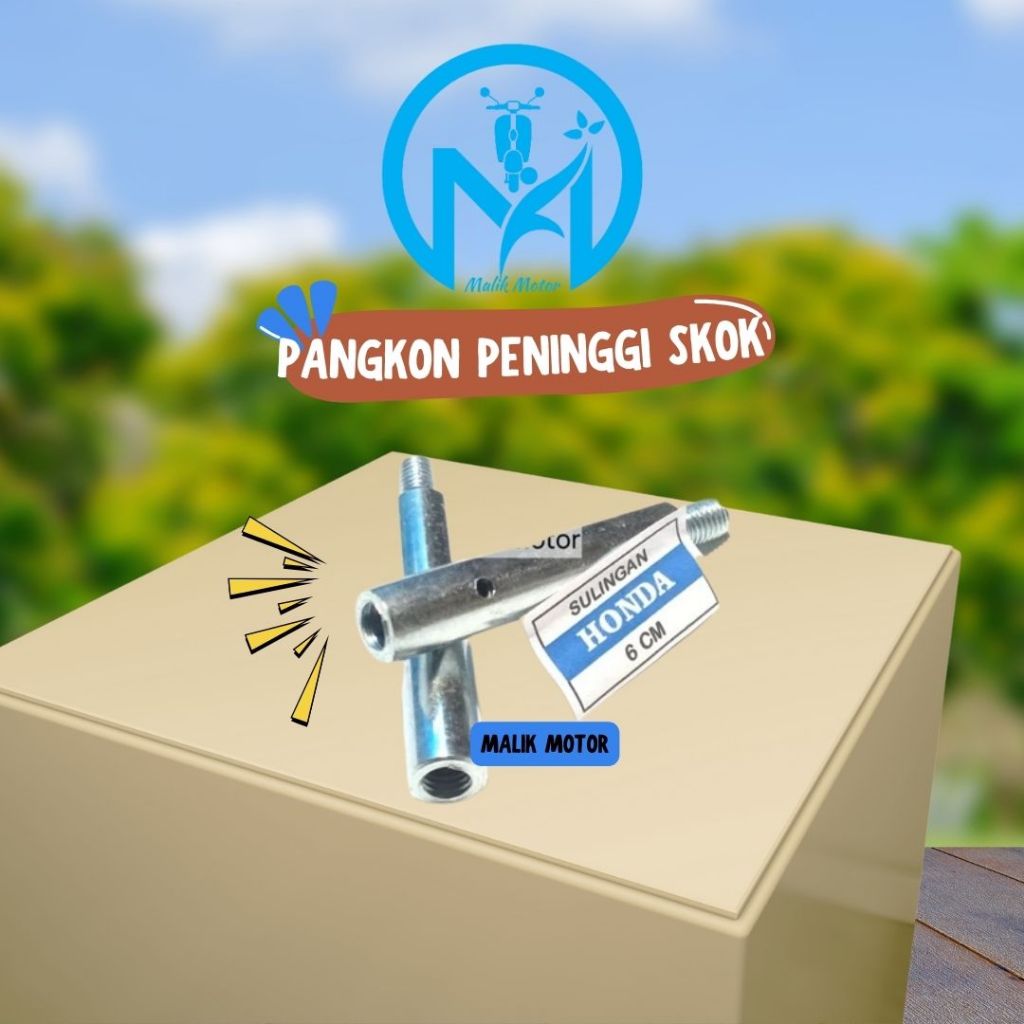 Peninggi shock skok suling sulingan depan 6cm Honda Grand supra kharisma revo beat universal