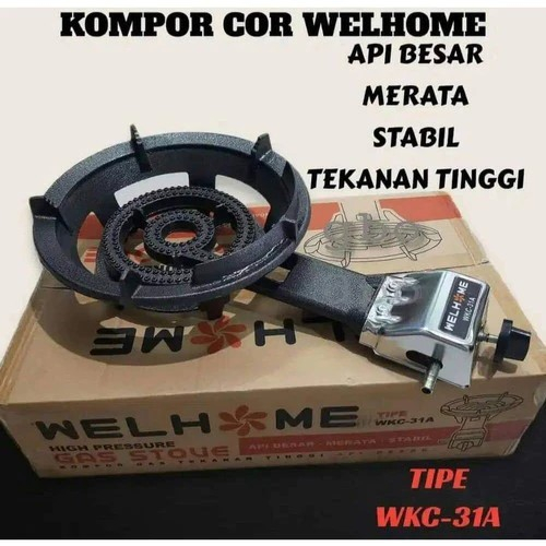 KOMPOR GAS WELHOME WKC-31A kompor api besar kompor tungku 1 kompor api 1000 kompor gas kompor cor