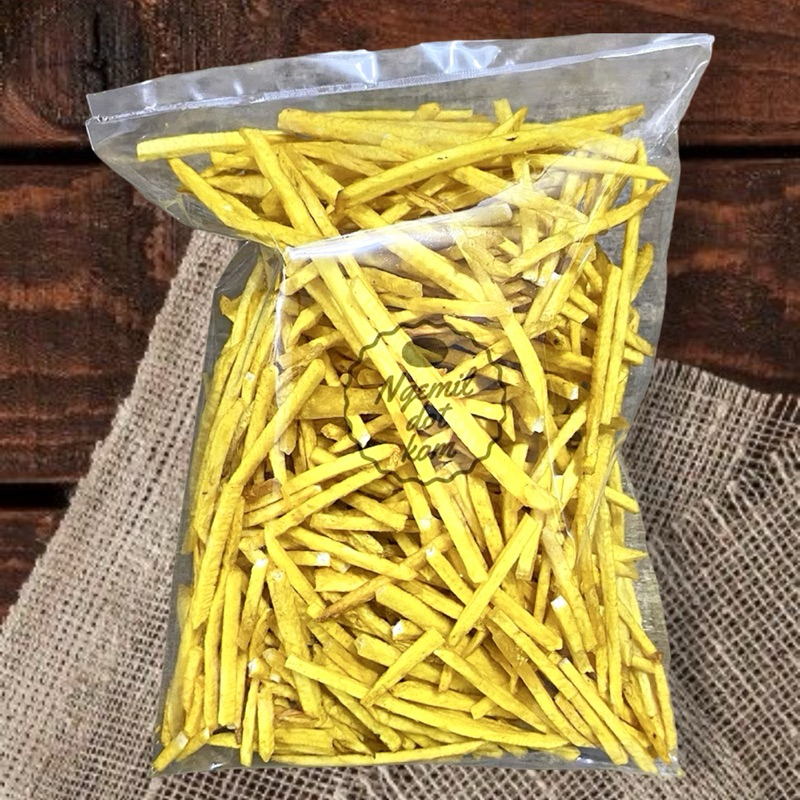 

KERIPIK STIK TALAS 250gr / KERIPIK TALAS BOGOR / KERIPIK TALES ASIN