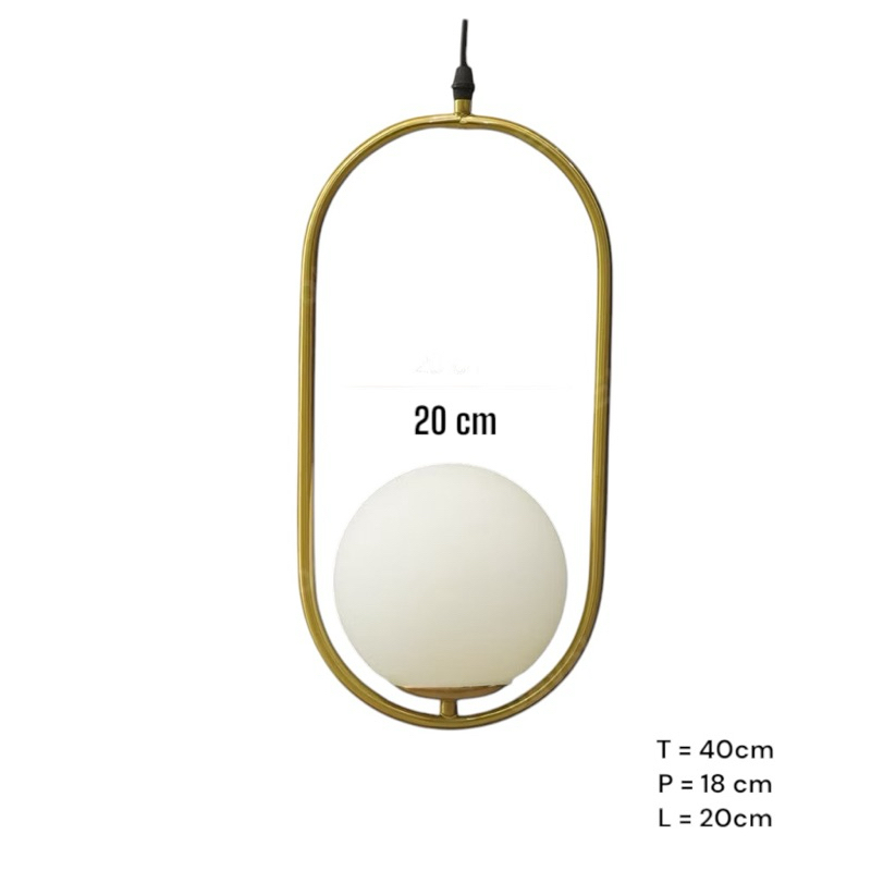 Lampu gantung minimalis ruang tamu/kamar tidur/ kamar mandi aesthetic