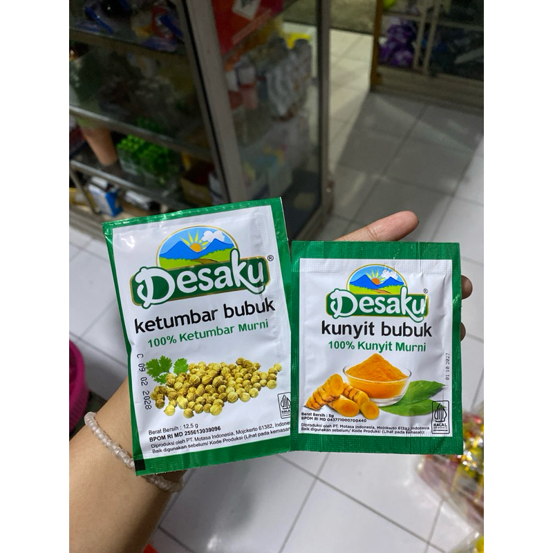 

DESAKU - Kunyit Bubuk 5gr & Ketumbar Bubuk 12,5gr