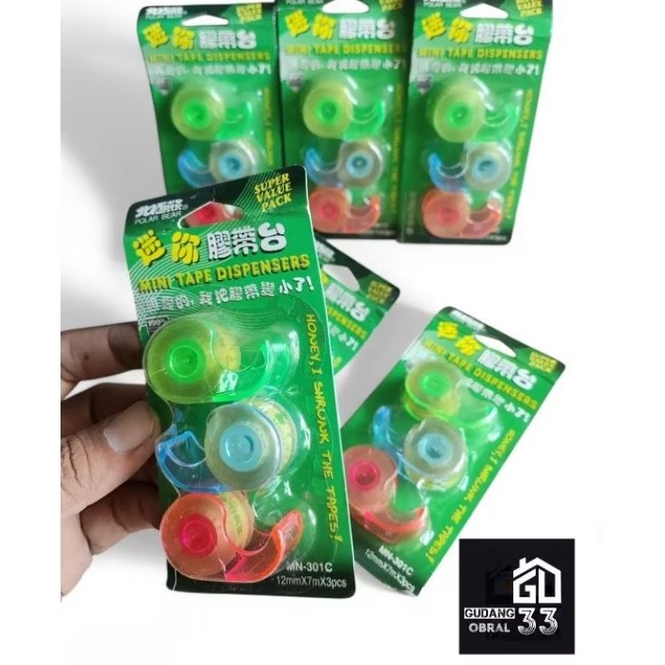

(1pack isi 3biji) SOLASI MINI/DISPENSER MINI FREE LAKBAN MOTIF MINI/DISPANSER MOTIF KARAKTER (1pack isi 3pcs)