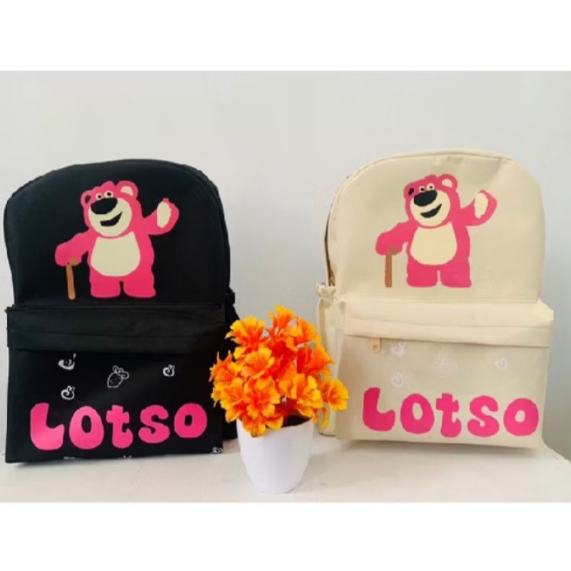 Tas Anak Sekolah viral gambar Lotso/Miniso