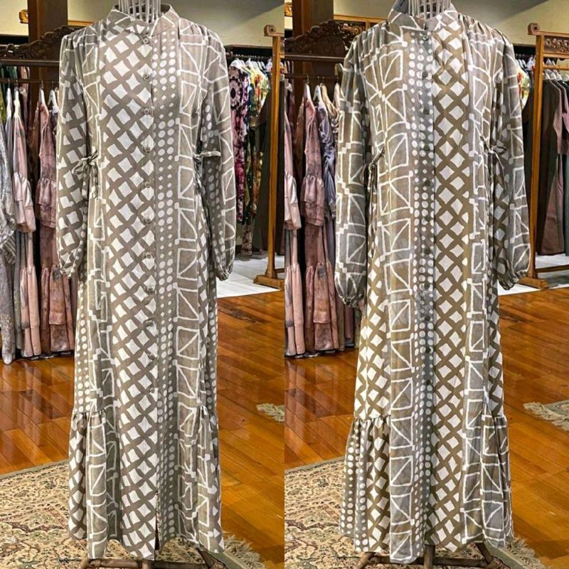 Fero Dress Ceruti by Dian Pelangi LIMITED EDITION Busana Muslim Maxi Baju Gamis Abaya Kaftan Gaun Ou