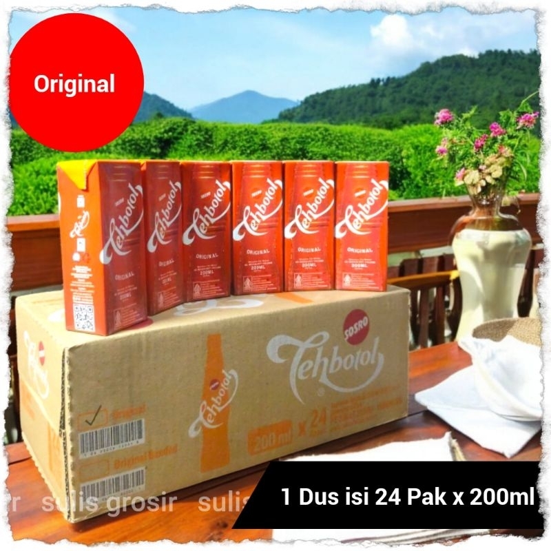 

Teh Botol Sosro Kotak Original 1 Dus isi 24 pcs x 200ml