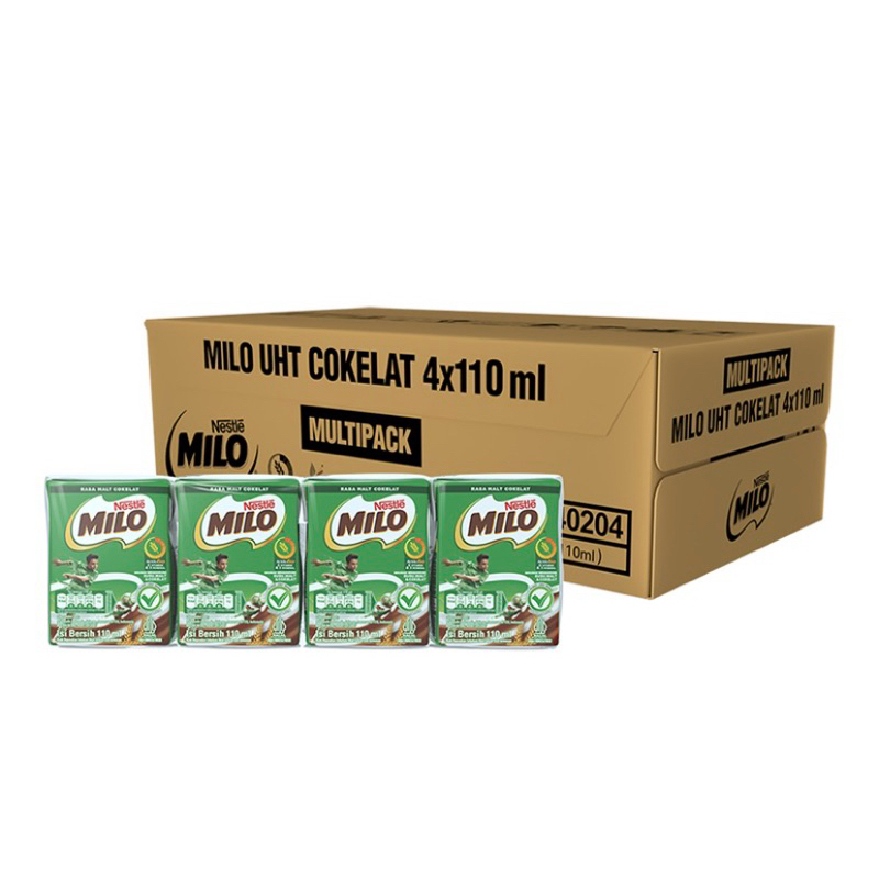 

MILO UHT COKELAT 110ml DUS ISI 36pcs
