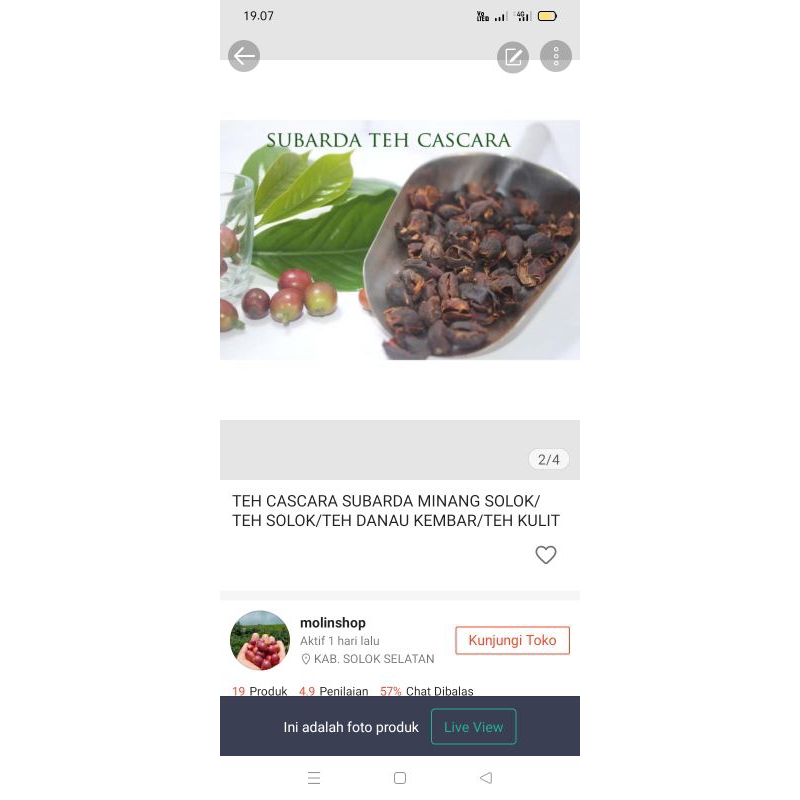 

Teh cascara teh kulit kopi robusta/arabika