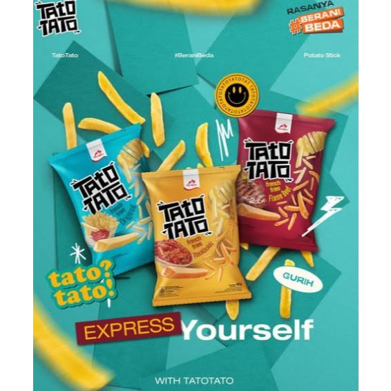 

TATO TATO F.FRIES TTEOKBOKKI 60GR / Snack Hadiah Tatto