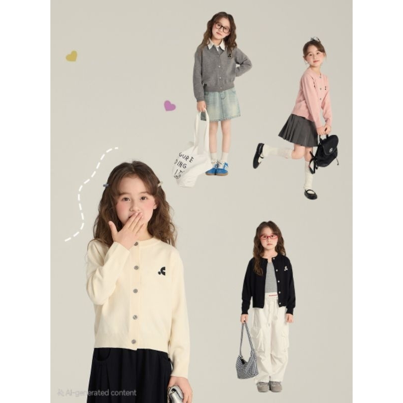 MyBebee Cardigan Anak Cardigan Rajut Anak Cewek AMBB-GS15