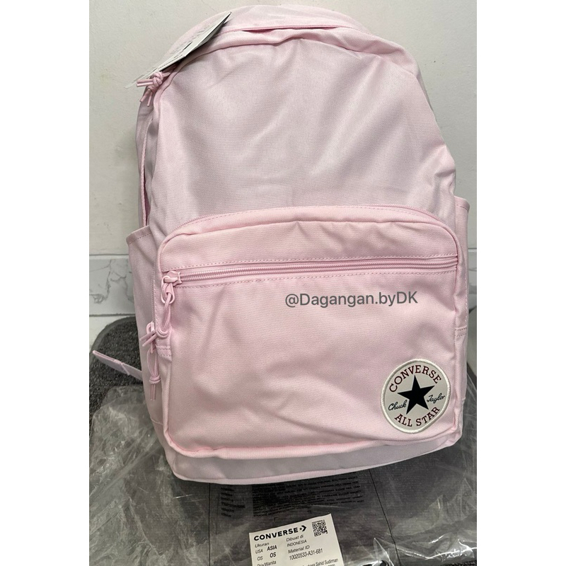 Converse Backpack Original Barang Resmi 100% Soft Pink