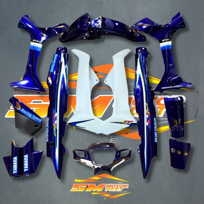 BODY FIZ R FULL SET HALUS BIRU PUTIH