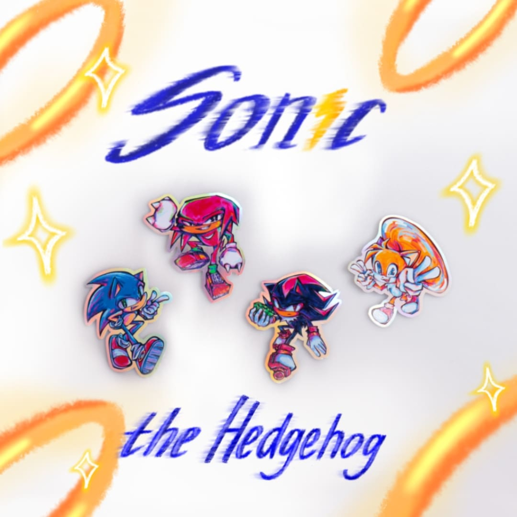 

MERCHENDARIAN Sonic The Hedgehog - die cut sticker