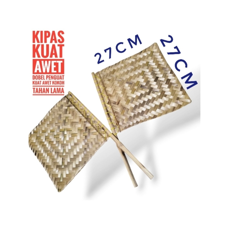 Kipas bambu kipas anyaman bambu kipas sate hihid