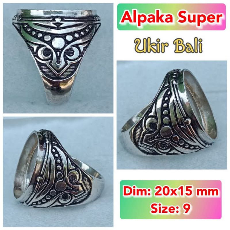 cincin emban batu akik alpaka super alpaka bakar.05
