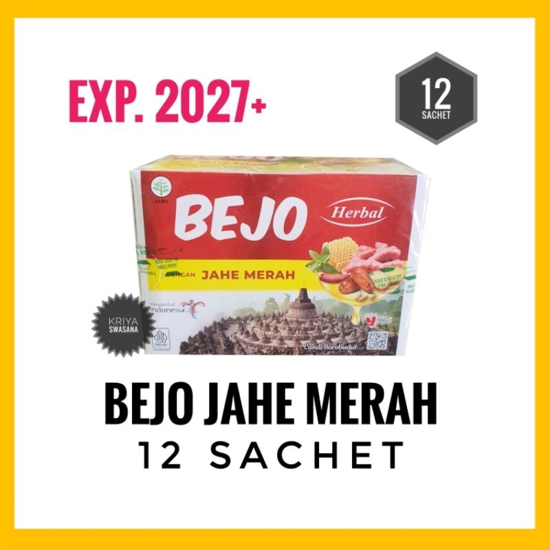 

BEJO JAHE MERAH BOX ISI 12 SACHET