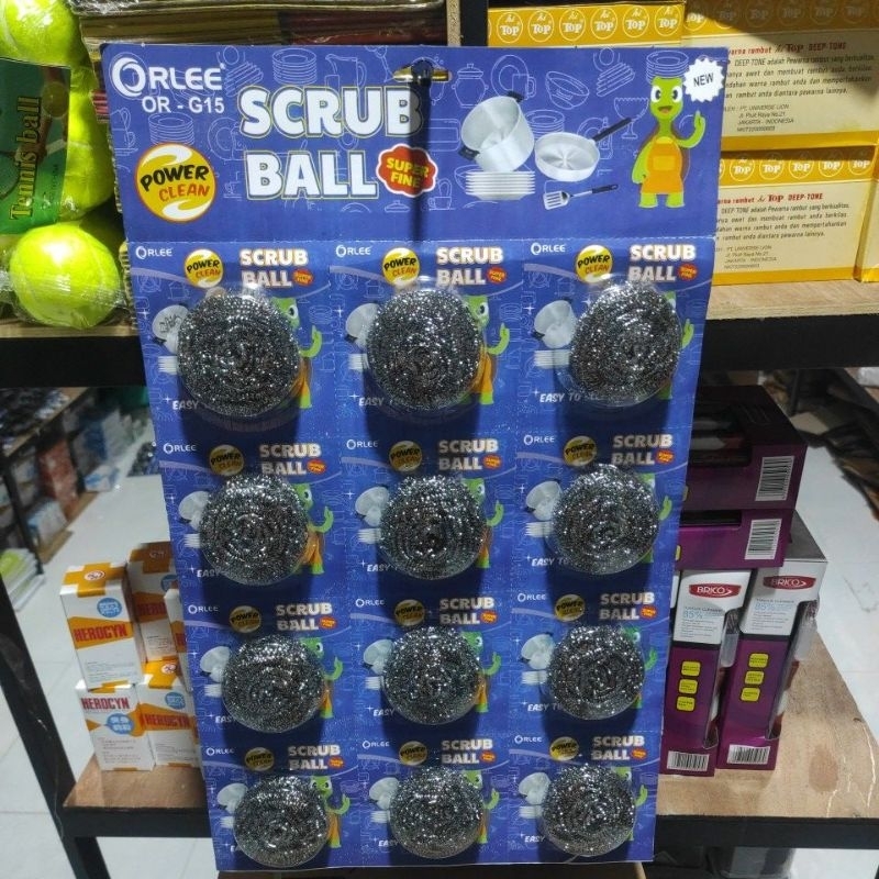 Gosok Panci Besar 12 pcs