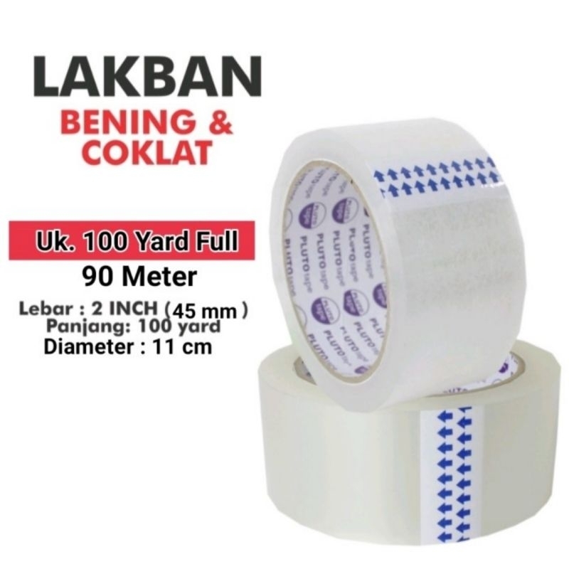 

Lakban pluto 45 x 100 yard full Real 90 meter