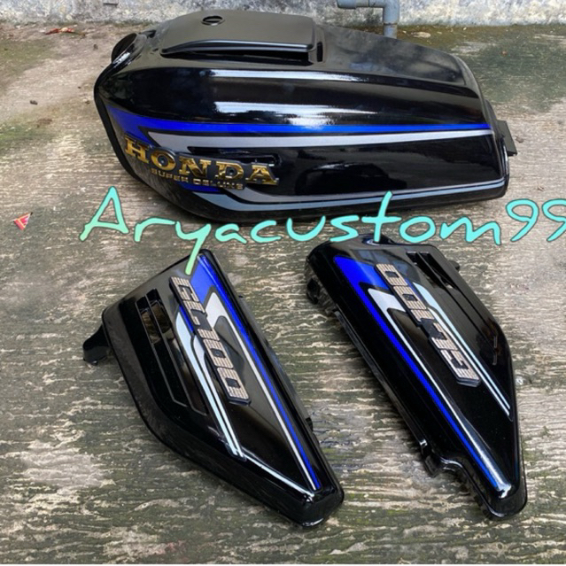 Baju body gl 100 gl 125 bodiset gl cepek impor pres pabrik set cover aki sepasang dan emblem satu se