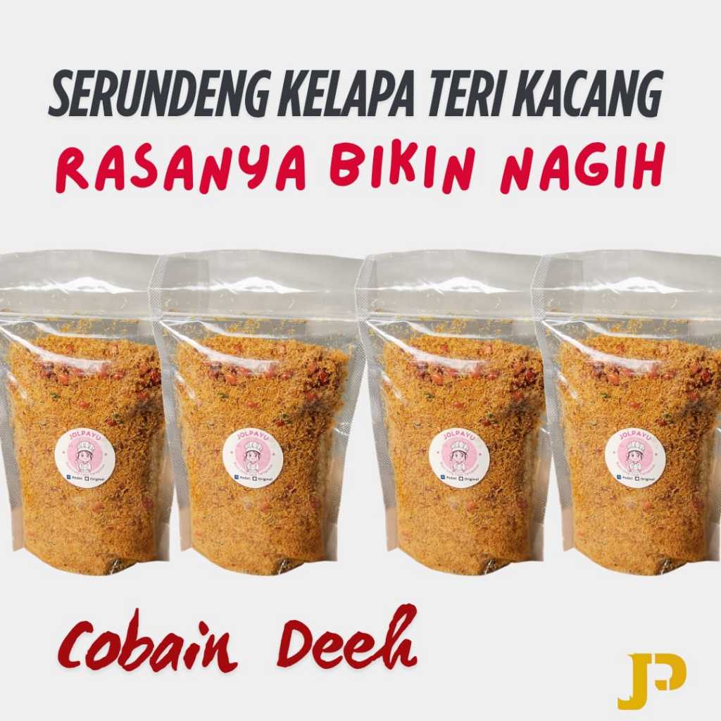 

Serundeng Kelapa Teri Kacang Gurih Pedas Original Halal