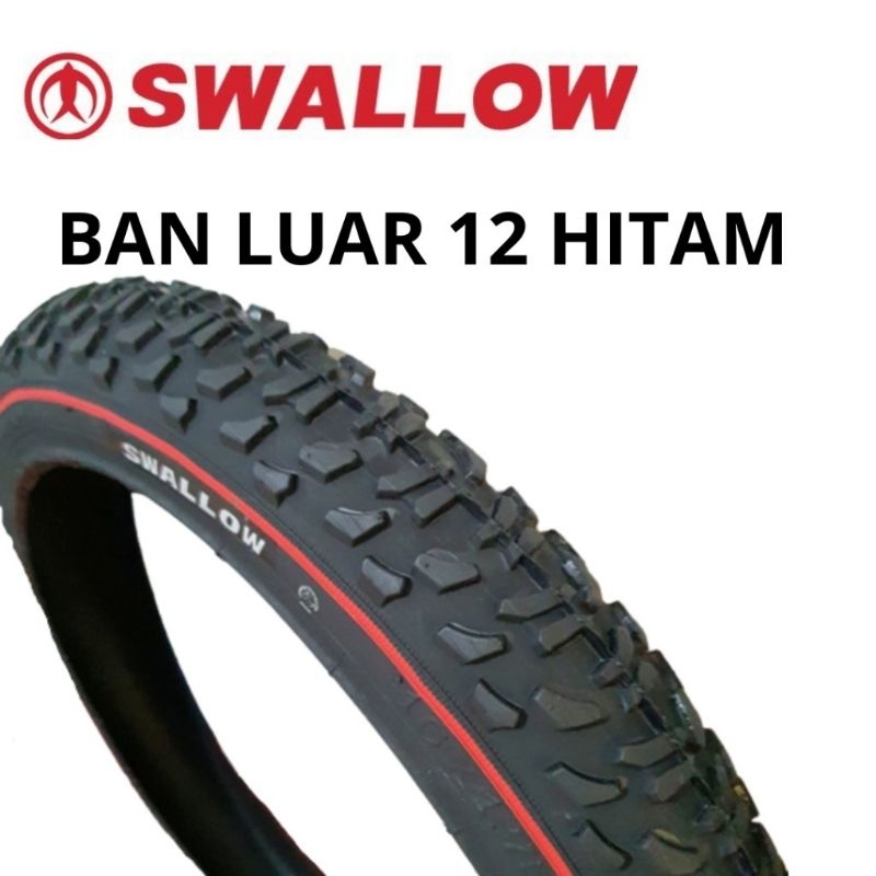 Ban Luar Sepeda Anak Anak Ukuran 12 x 1/2 x 1.75 Swallow