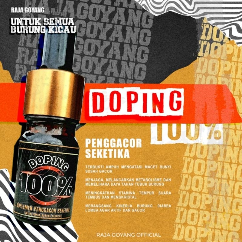 DOPING PENGGACOR SEMUA BURUNG KICAU  PENGGACOR SEMUA BURUNG KICAU /UNTUK SEMUA BURUNG/SEMPATI/RGCOLL