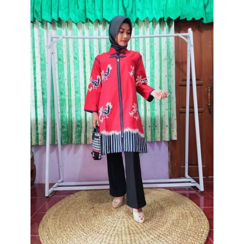 TUNIK BATIK AYAM JAGO DUAIFAV DUAI FAV