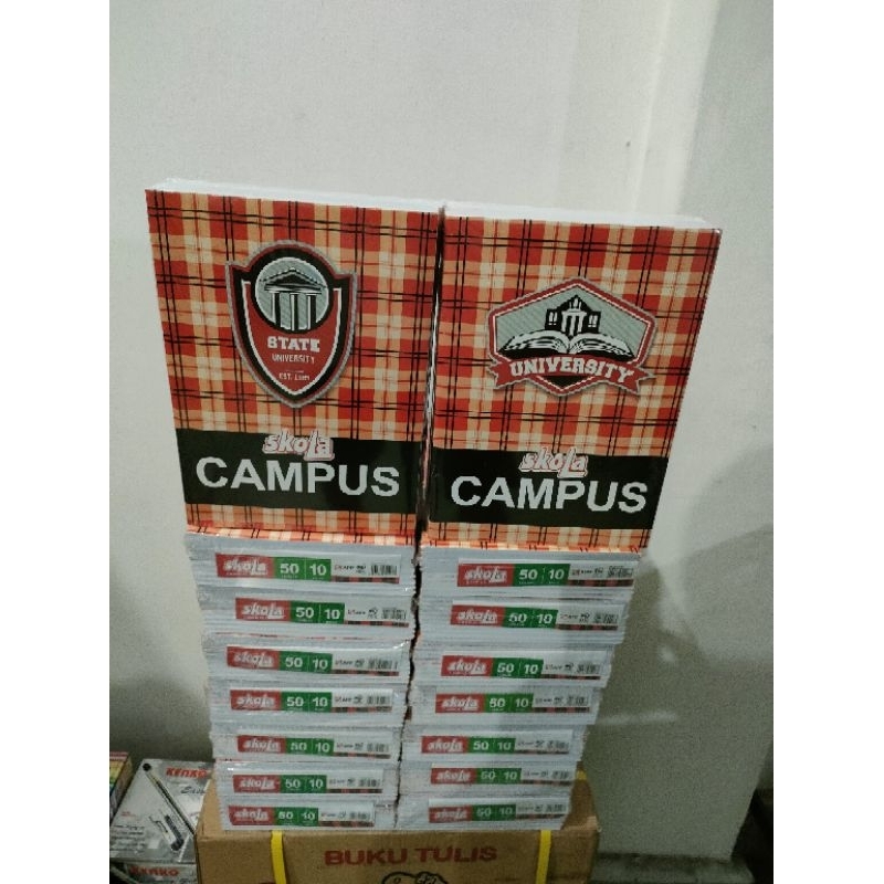 

Buku Tulis Skola Campus isi 50 lembar (1 pak=10pcs)