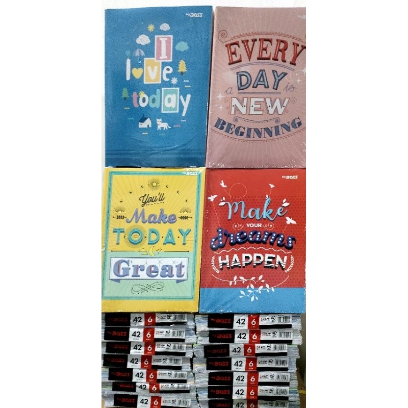 

Buku Tulis Bigboss isi 42 lembar (1pak=6pcs)