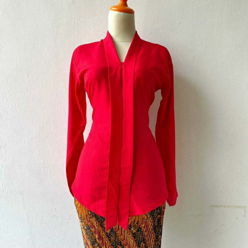 TERBARU KEBAYA KARTINI MODERN POLOS KATUN