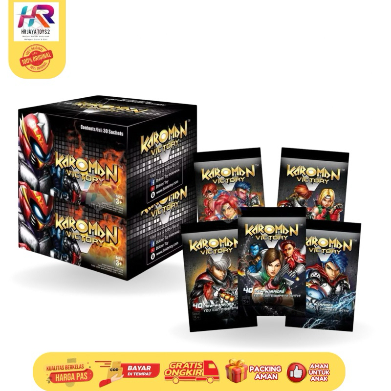 1 Box Puzzle 3D Karoman Immortal 7 Isi 30 Sachet