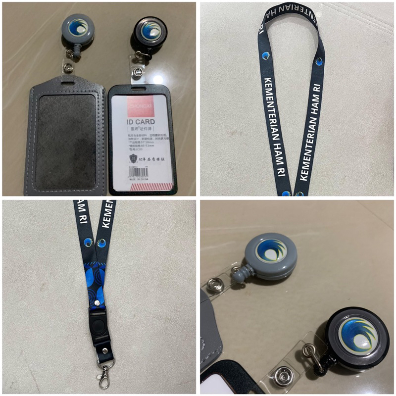 LANYARD YOYO ID CARD KEMENTERIAN HAM KEMENHAM