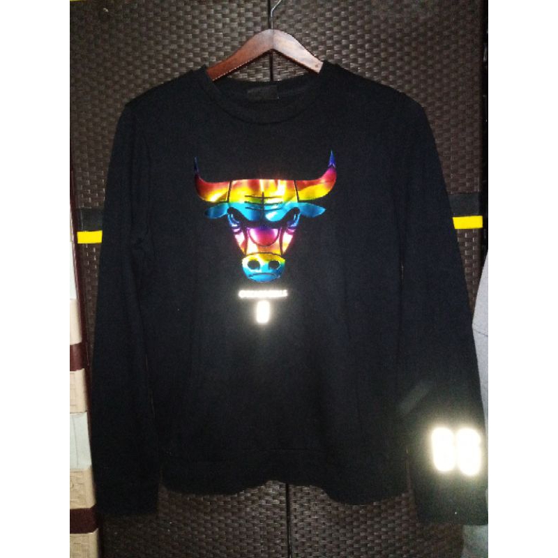 crewneck Chicago Bulls rainbow second