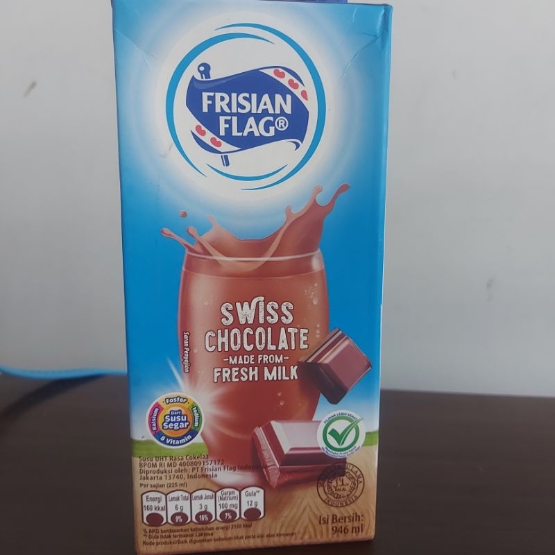 

Susu UHT Fresh Milk Frisian Flag Swiss Chocolate 946ml