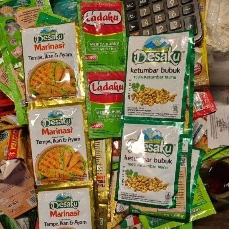 

(ECER) bumbu marinasi, ketumbar bubuk, kunyit bubuk, ladaku merica bubuk