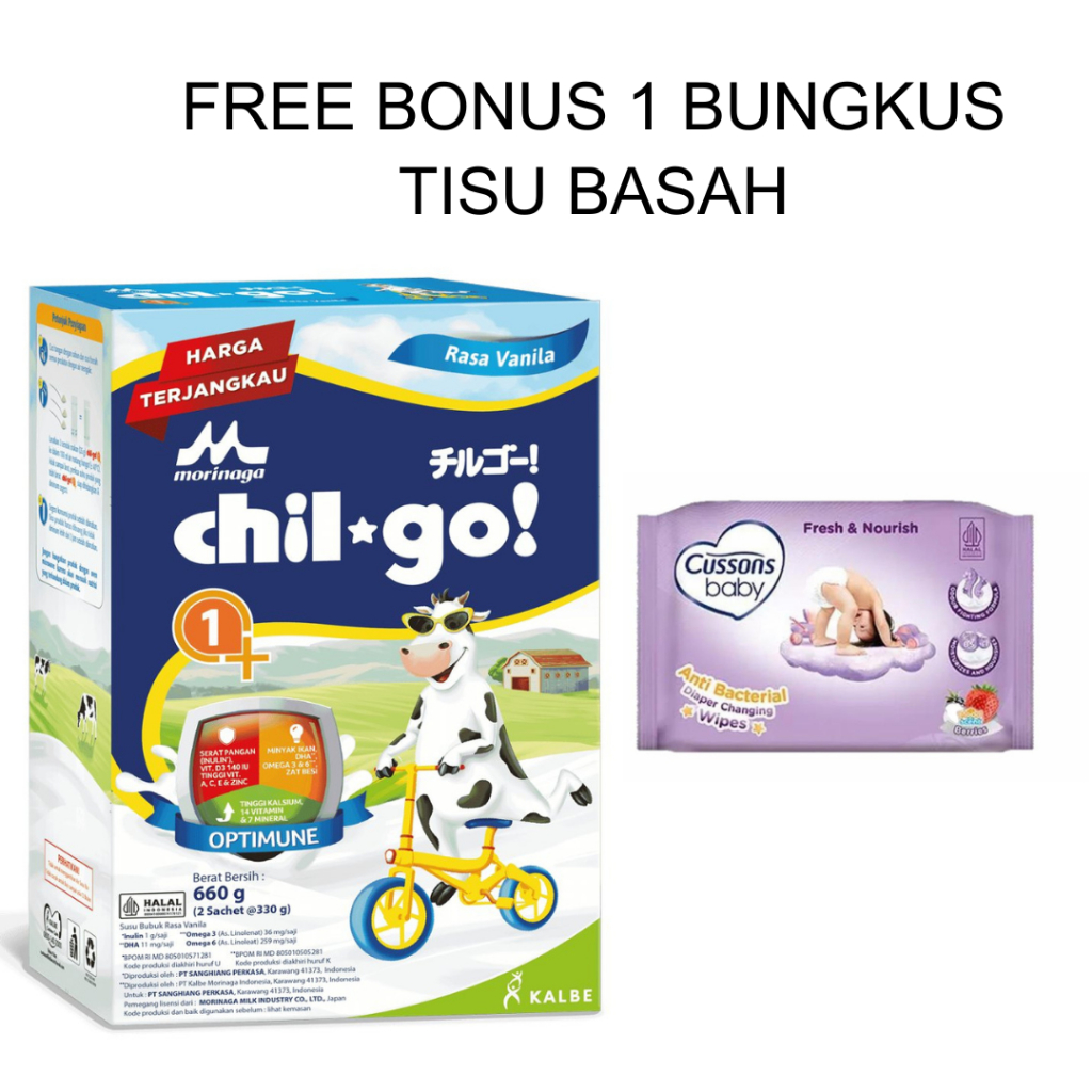 

CHILGO 1+ Susu Bubuk Rasa Vanila 660g – Nutrisi Tepat untuk Si Kecil Usia 1 Tahun ke Atas!